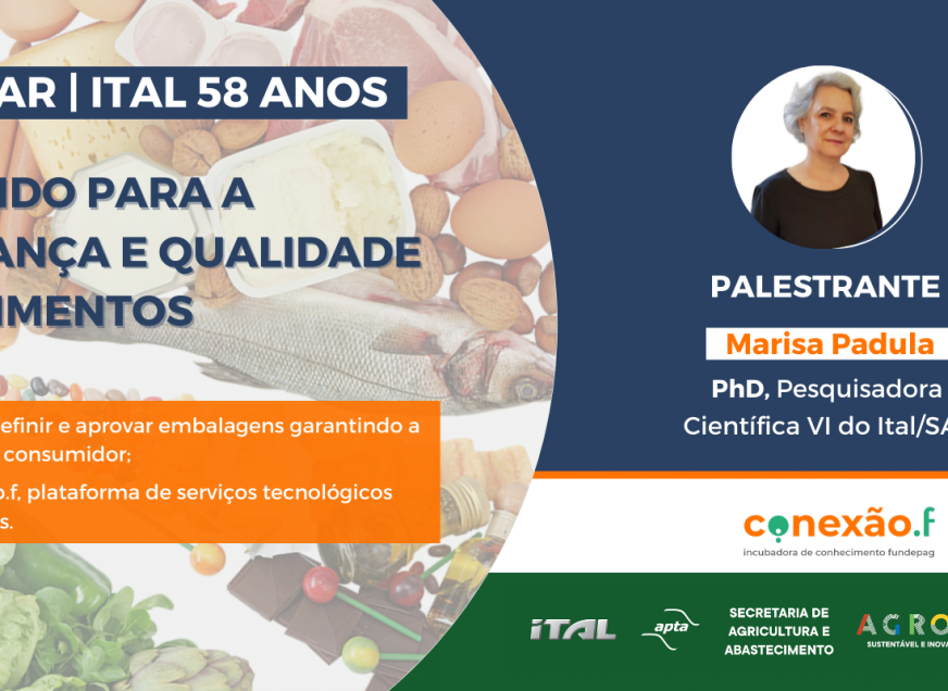 Imagem: Webinar: Inovando para a segurança e qualidade dos alimentos