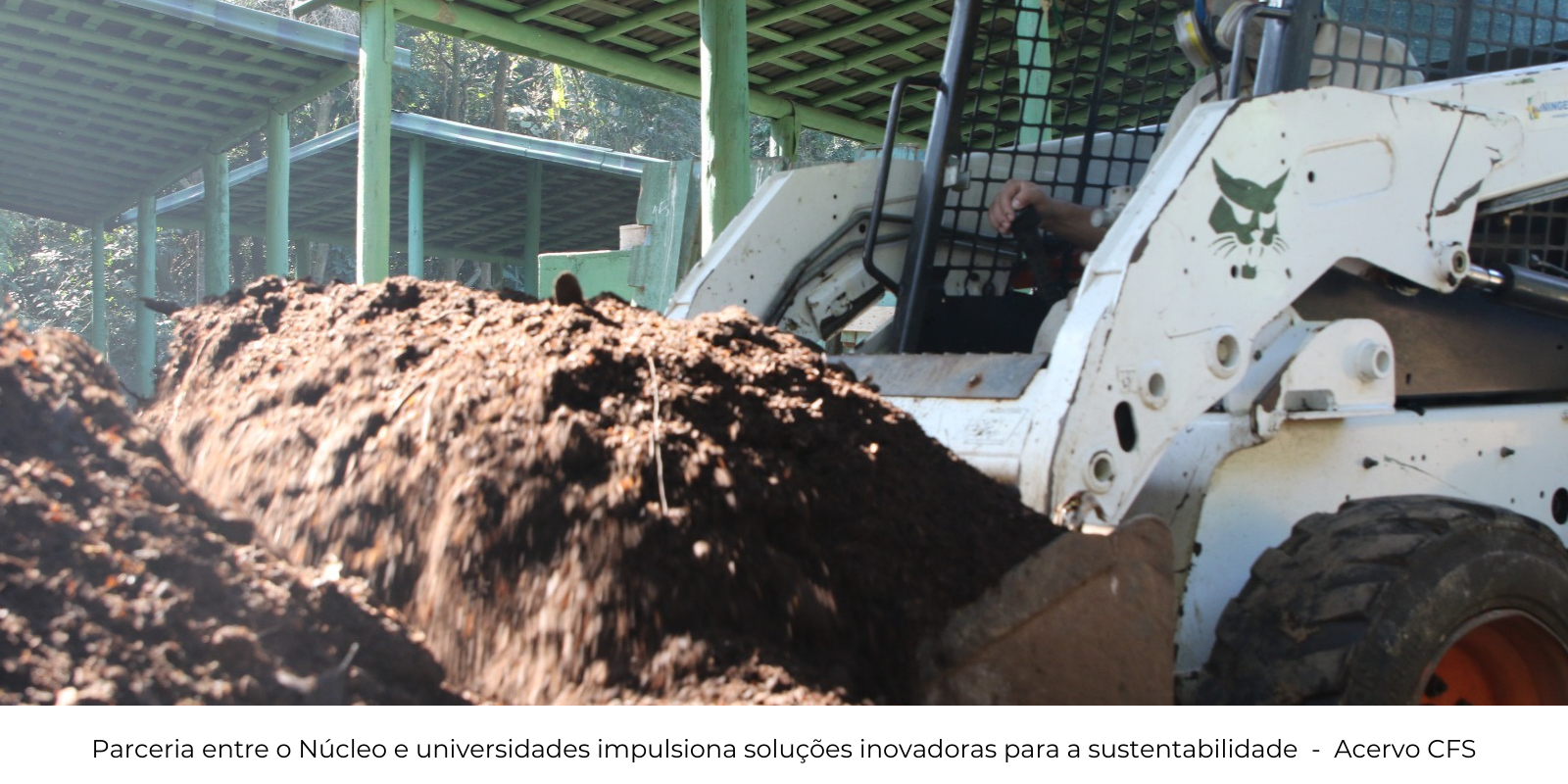 Núcleo de compostagem em São Paulo transforma resíduos orgânicos em tecnologia sustentável