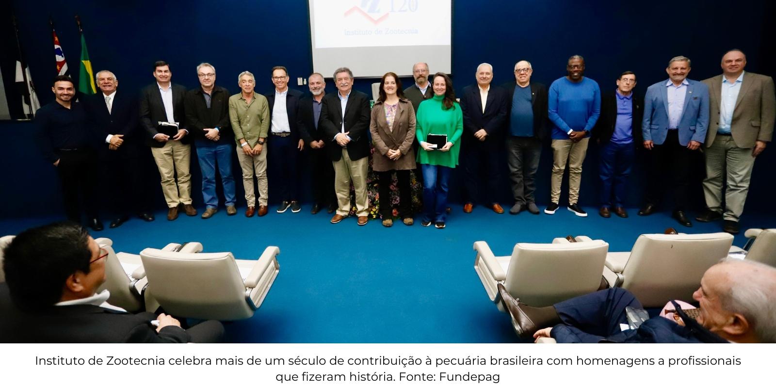 Álvaro Duarte é homenageado nos 120 anos do Instituto de Zootecnia por sua contribuição à pesquisa pecuária